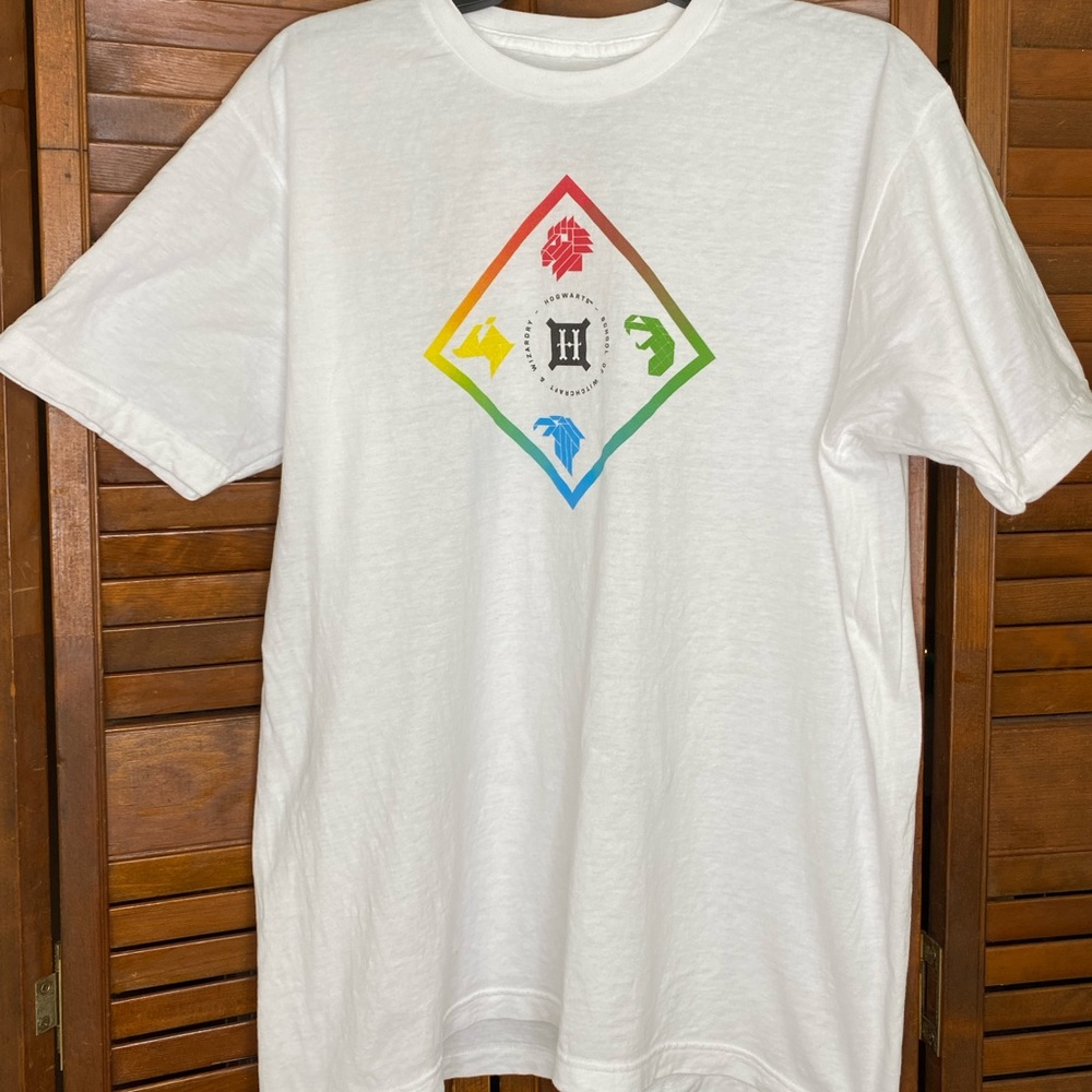 Harry Potter Hogwarts School Of Witchcraft & Wizardry T-Shirt  Mens Large